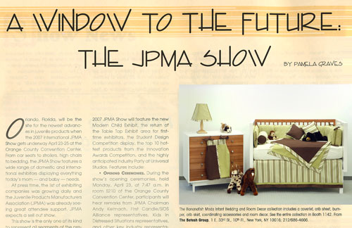 Bananafish's Moda Bedding and Room Decor Debuts at JPMA