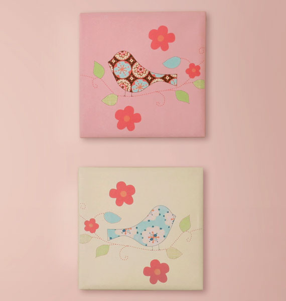 Bananafish - Love Bird Canvas Wall Art