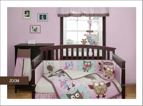 owl baby bedding