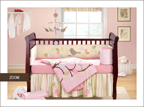 Bananafish Love Bird Crib Bedding Set Bananafish Love Bird Crib Bedding Set