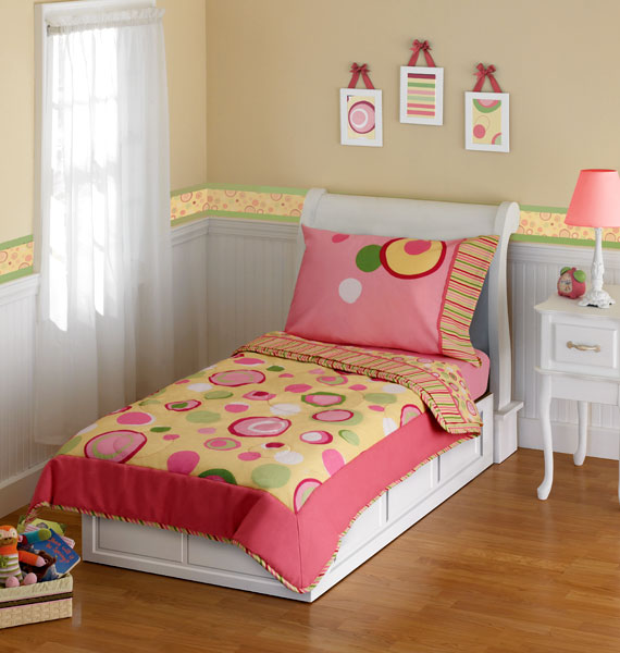 Bananafish Toddler Bubble Gum Toddler Bedding